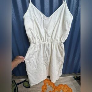 J crew linen dress lined M